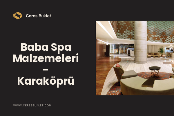 Baba Spa Malzemeleri - Karaköprü