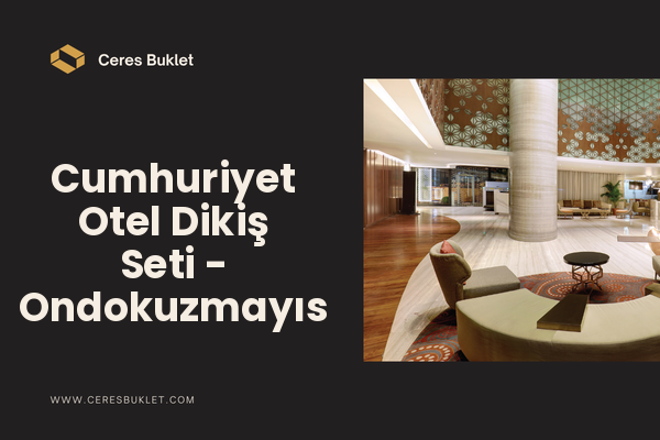 Cumhuriyet Otel Dikiş Seti - Ondokuzmayıs