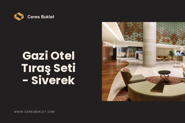 Gazi Otel Tıraş Seti - Siverek